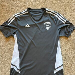 Adidas DC United Gray Soccer Jersey